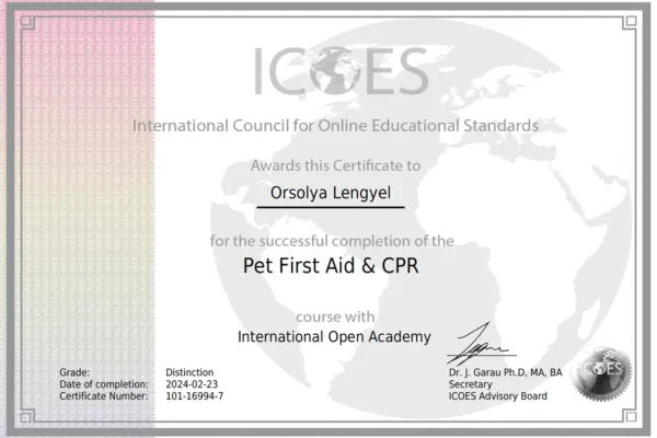 Pet First Aid & CPR